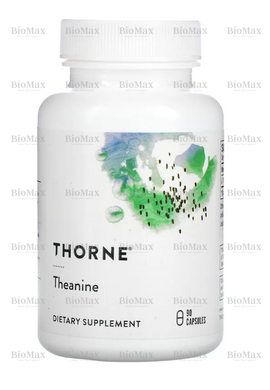 L-Теанин, Theanine, Thorne Research, 200 мг 90 капсул
