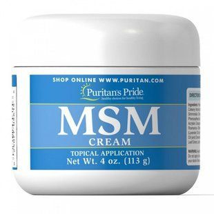 Крем с МСМ, MSM Cream, Puritan's Pride