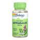 Астрагал, Astragalus, Solaray, корень, 400 мг, 100 вегетарианских капсул