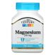 Магній, Magnesium, 21st Century, 250 мг, 110 таблеток