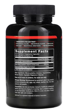 Черная мака с BioPerine, Force Factor, 1000 мг, 90 капсул