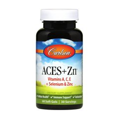 Витамины A C E + селен и цинк, Aces + Zn, Carlson Labs, 60 капсул