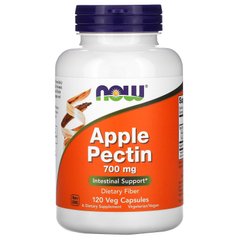 Яблучний пектин, Apple Pectin, Now Foods, 700 мг, 120 капсул