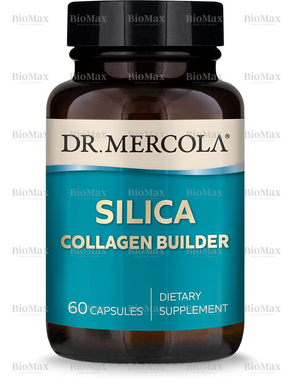 Кремний, Silica Collagen Builder, Dr. Mercola, коллагеновый строитель, 60 капсул