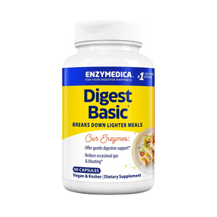 Ферменти для травлення, Digest Basic, Enzymedica, 90 вегетаріанських капсул