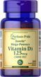 Витамин D3, Vitamin D3, Puritan's Pride, 5000 МЕ, 100 гелевых капсул