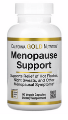 Поддержка при менопаузе, Menopause Support, California Gold Nutrition, 90 вегетарианских капсул