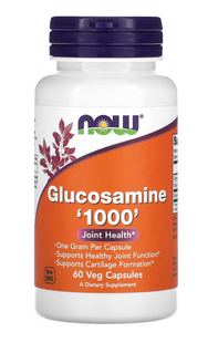 Глюкозамін, Glucosamine, Now Foods, 1000 мг 60 капсул