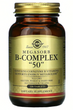 Комплекс вітамінів В-50, Megasorb B-Complex, Solgar, комплекс, 100 таблеток
