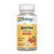Биотин, Biotin, Solaray, 5000 мкг, 60 леденцов со вкусом персика, клубники и банана