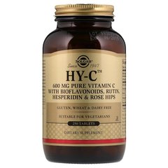 Витамин С с биофлавоноидами, HY-C, Vitamin C, Solgar, 250 таблеток