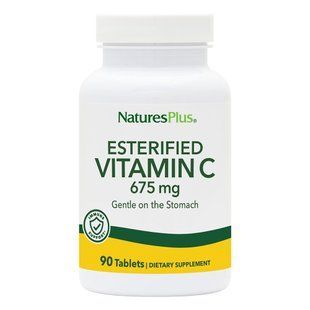 Вітамін С естерифікований, Esterified Vitamin C, Nature's Plus, 675 мг, 90 таблеток