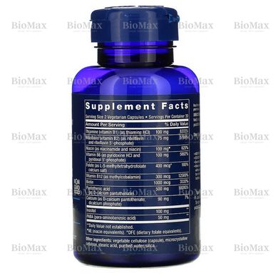 В-комплекс витаминов, BioActive B-Complex, Life Extension, 60 капсул