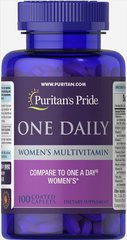 Мультивитамины для женщин, Women's Multivitamin, Puritan's Pride, 1 в день, 100 капсул