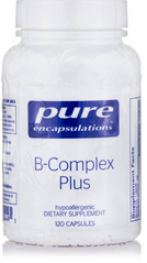 Витамин B (сбалансированная витаминная формула) B-Complex Plus, Pure Encapsulations, 120 капсул