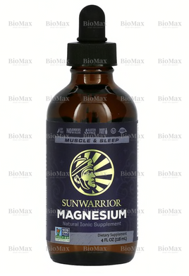 Магній, Magnesium, Sunwarrior, 428 мг, 118 мл