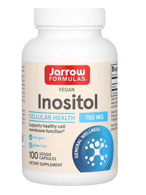 Инозитол, Inositol, Jarrow Formulas, 750 мг, 100 капсул