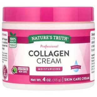 Крем із колагеном, Collagen Cream, Nature's Truth, без запаху, 113 г