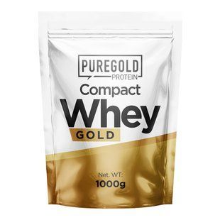 Сироватковий протеїн, Compact Whey Gold, Pure Gold, смак ванільного мілкшейку, 1000 г