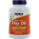 Олія льону, Flax Oil, Now Foods, 1000 мг, 120 капсул