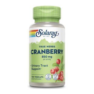 Журавлина, Cranberry, Solaray, 850 мг, 100 вегетаріанських капсул