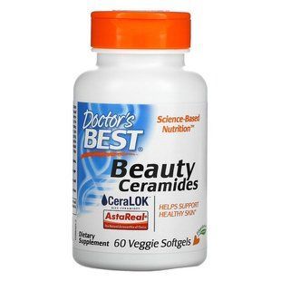 Церамиды красоты, Beauty Ceramides with Ceramide-PCD Doctor's Best, 60 капсул