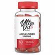 Яблучний оцет з вітаміном B12 і фолієвою кислотою, UltraVit Apple Cider Vinegar, VPLab, смак яблука, 1000 мг, 60 жувальних цукерок (500 мг в одній цукерці)