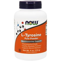 Тирозин, L-Tyrosine, Now Foods, 113 г.