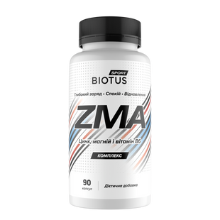 ЗМА, ZMA, Biotus, 90 капсул