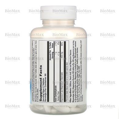 Магній гліцинат, Magnesium Glycinate, KAL, 400 мг, 180 таблеток
