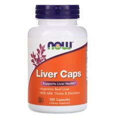Капсули для печінки, Liver Caps, Now Foods, 100 капсул