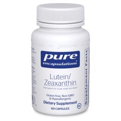 Лютеин и Зеаксантин, Lutein/Zeaxanthin, Pure Encapsulations, 120 капсул