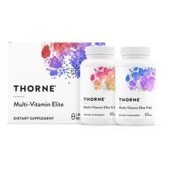Мультивитамины элит, Multi-Vitamin Elite, Thorne Research, 2 баночки по 90 капсул