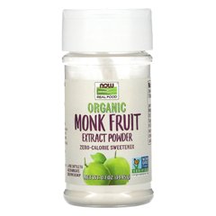 Органический экстракт архата в виде порошка, Organic Monk Fruit Extract Powder, Now Foods, 19,85 г