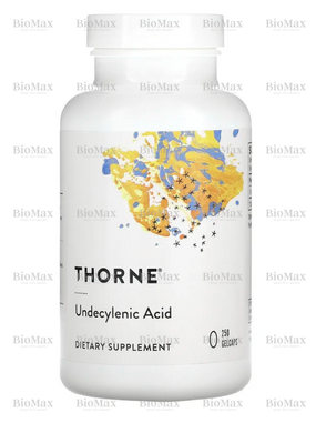 Ундеценова кислота, Formula SF722, Thorne Research, 50 мг, 250 капсул