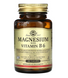 Магній, вітамін В6, Magnesium with Vitamin B6, Solgar, 400/25 мг, 100 таблеток