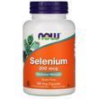 Селен, Selenium, Now Foods, 200 мкг, 180 капсул