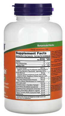 Детоксикатор і регенератор печінки, Liver Refresh, Now Foods, 180 капсул