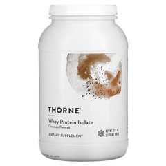 Сывороточный протеин, изолят, Whey Protein Isolate, Thorne Research, шоколад, 906 г