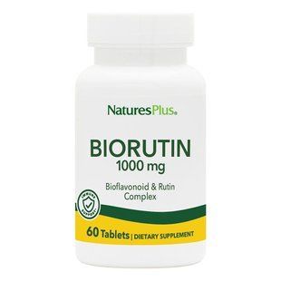 Рутин, Biorutin, Nature's Plus, 1000 мг, 60 таблеток