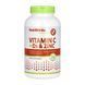 Вітамін С з вітаміном D3 і цинком, Immunity Vitamin C + D3 & Zinc, NutriBiotic, 1500 мг / 5000 МО / 40 мг, 250 капсул
