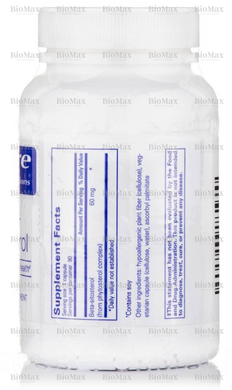 Бета-ситостеролів, Beta-Sitosterol, Pure Encapsulations, 60 мг, 90 капсул