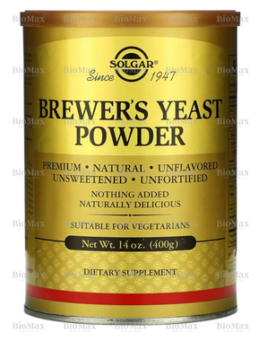 Пивные дрожжи в порошке (Brewer's Yeast), Solgar, 400 г