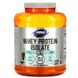 Сироватковий протеїн ізолят шоколад, Whey Protein Sports, Now Foods, 2268 г