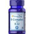 Вітаміни групи В, Vitamin B-Complex and Vitamin B-12, Puritan's Pride, 90 таблеток