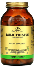 Расторопша (Milk Thistle), Solgar, 450 мг, 250 капсул
