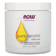Ланолин, Pure Lanolin, Solutions, Now Foods, 198 г