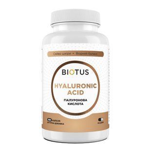 Гіалуронова кислота, Hyaluronic Acid, Biotus, 100 капсул