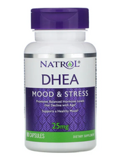 ДГЕА, дегідроепіандростерон, DHEA, Natrol, 25 мг, 90 капсул