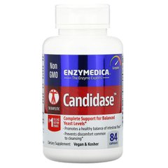 Кандидаза, Candidase, Enzymedica, 84 капсулы